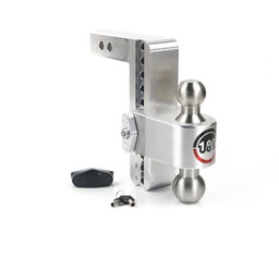 Weigh Safe 180 Hitch - Drop Hitch w/SS Combo Ball - 8" Drop for 2" Shank LTB8-2