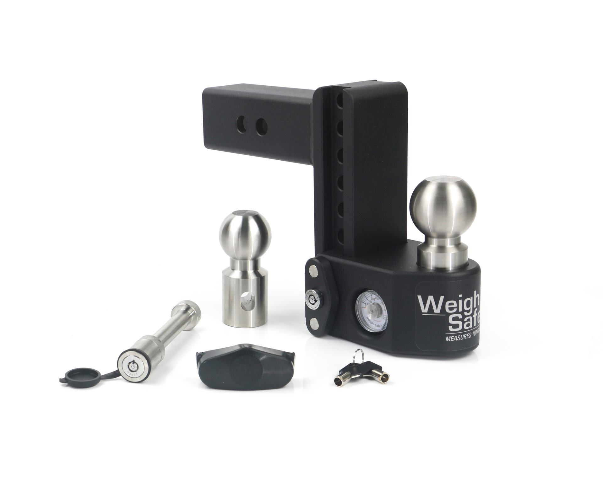 Weigh Safe Weigh Safe Steel Weigh Safe Adjustable Drop Hitch - 6" Drop & 2.5" Shank w/Hitch Pin Lock SWS6-2.5-KA