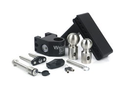 Weigh Safe Steel Weigh Safe Adjustable Drop Hitch - 6" Drop & 2" Shank w/ Hitch Pin Lock SWS6-2-KA, view 2