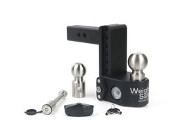 Weigh Safe Steel Weigh Safe Adjustable Drop Hitch - 6" Drop & 2" Shank w/ Hitch Pin Lock SWS6-2-KA