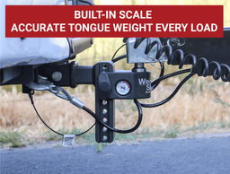 Weigh Safe Steel Weigh Safe Adjustable Drop Hitch - 6" Drop & 2.5" Shank w/Hitch Pin Lock SWS6-2.5-KA, view 5