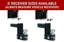 Weigh Safe Steel Weigh Safe Adjustable Drop Hitch - 6" Drop & 2.5" Shank w/Hitch Pin Lock SWS6-2.5-KA, view 6