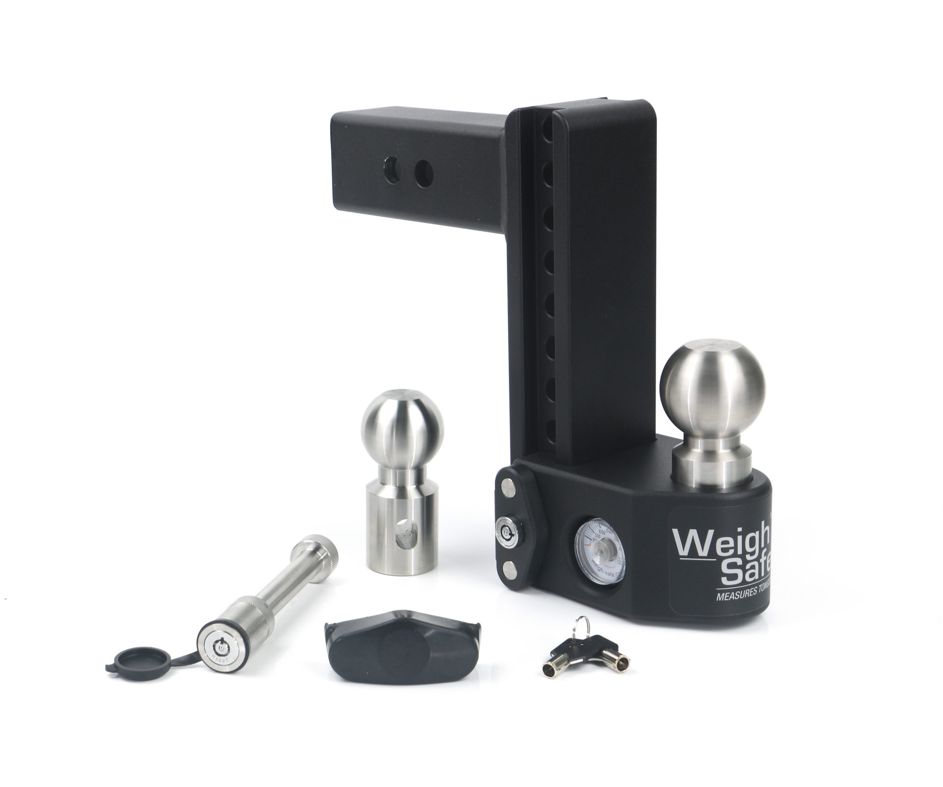 Weigh Safe Weigh Safe Steel Weigh Safe Adjustable Drop Hitch - 8" Drop & 2.5" Shank w/Hitch Pin Lock SWS8-2.5-KA