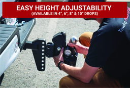 Weigh Safe TrueTow Middleweight WDH - 6" Drop, 2" Shank - 8,500 GTW TTMW6-2, view 3