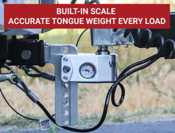 Weigh Safe Weigh Safe Adjustable Drop Hitch - 8" Drop for 2" Shank w/Hitch Lock Pin WS8-2-KA, view 3