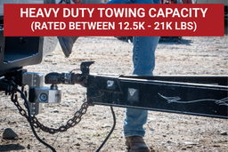 Weigh Safe Weigh Safe Adjustable Drop Hitch - 8" Drop for 2" Shank w/Hitch Lock Pin WS8-2-KA, view 4