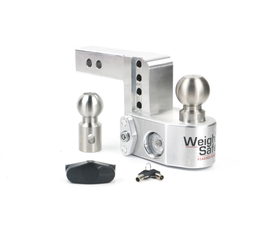 Weigh Safe Adjustable Drop Hitch - 4" Drop for 2" Shank WS4-2