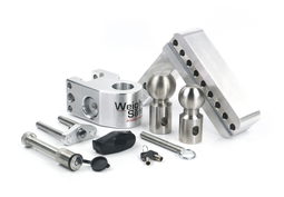 Weigh Safe Adjustable Drop Hitch - 6" Drop for 2" Shank w/Hitch Lock Pin WS6-2-KA, view 2