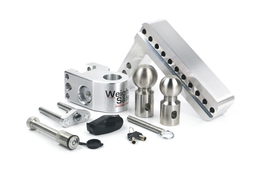 Weigh Safe Weigh Safe Adjustable Drop Hitch - 8" Drop for 2" Shank w/Hitch Lock Pin WS8-2-KA, view 2